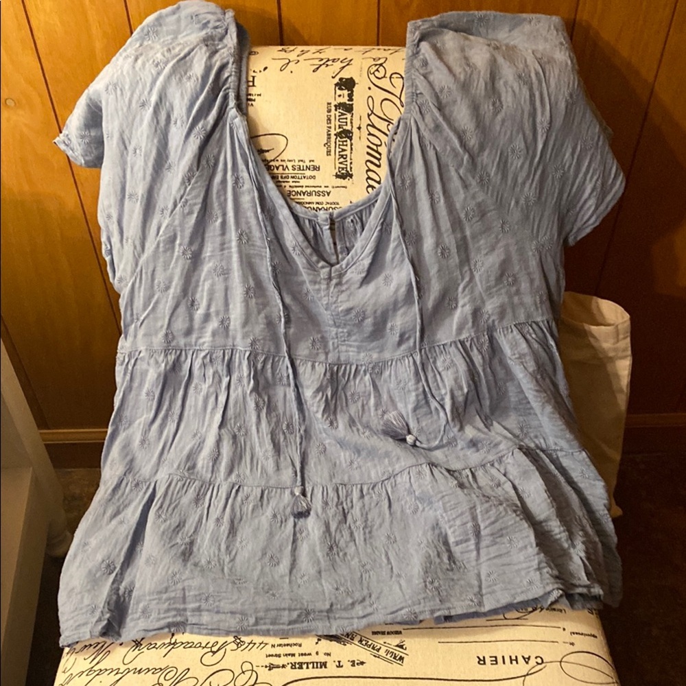 Light Blue Women's Top